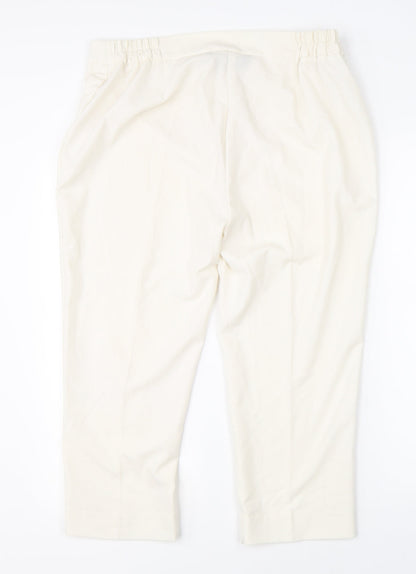 Joanna Hope Womens Beige   Trousers  Size 16 L20 in