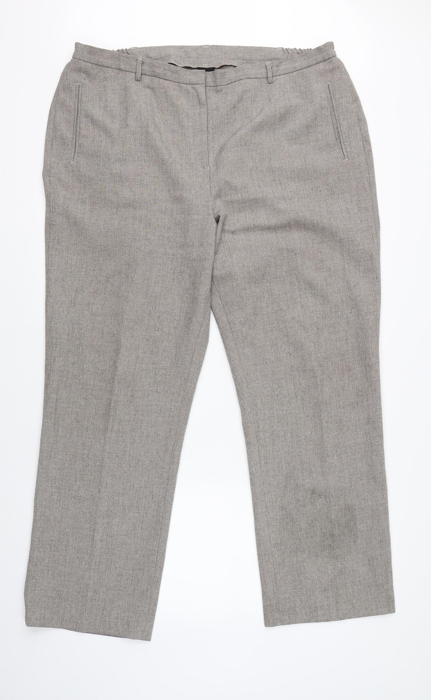 Debenhams Womens Beige   Trousers  Size 18 L28 in