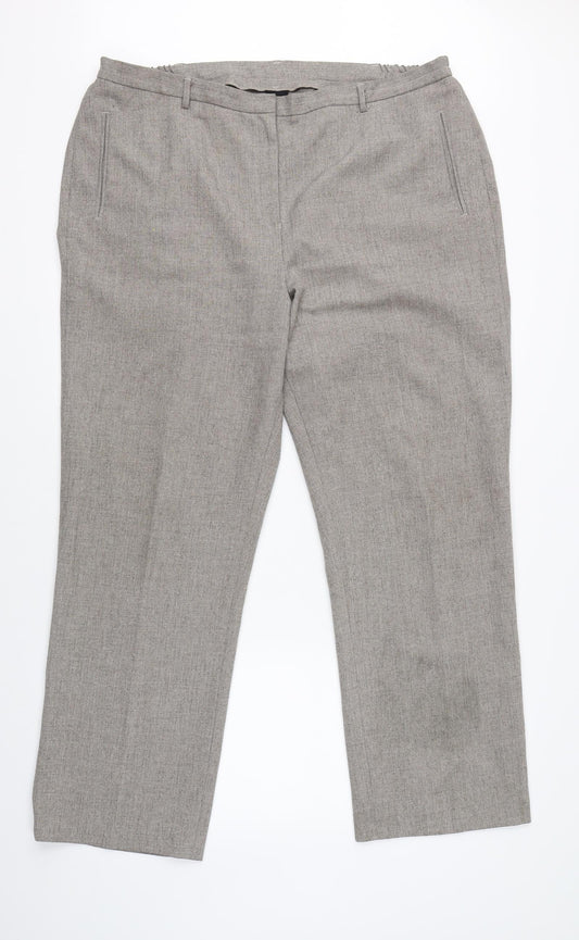 Debenhams Womens Beige   Trousers  Size 18 L28 in