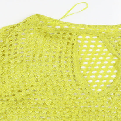 River Island Womens Yellow   Pullover Jumper Size M