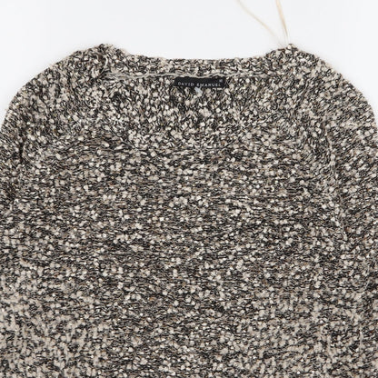 David Emanuel Womens Brown   Pullover Jumper Size XS
