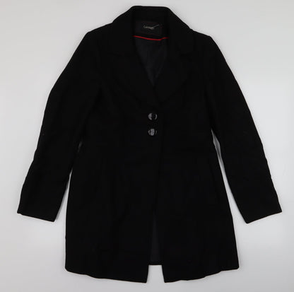 George Womens Black   Overcoat Jacket Size M