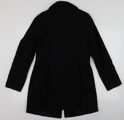 George Womens Black   Overcoat Jacket Size M