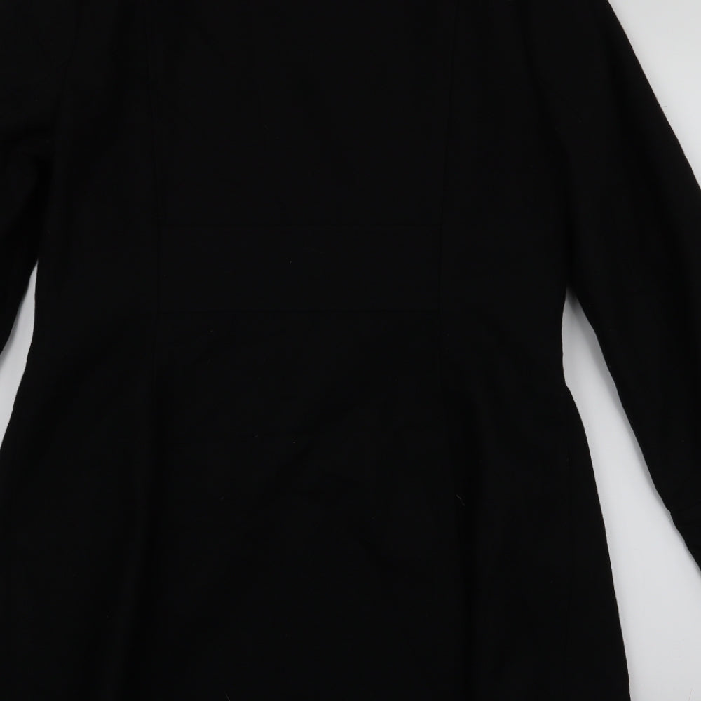 George Womens Black   Overcoat Jacket Size M