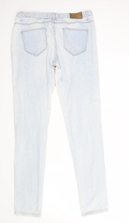 Zara Womens Blue   Straight Jeans Size 38 L31 in