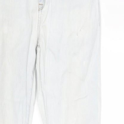 Zara Womens Blue   Straight Jeans Size 38 L31 in