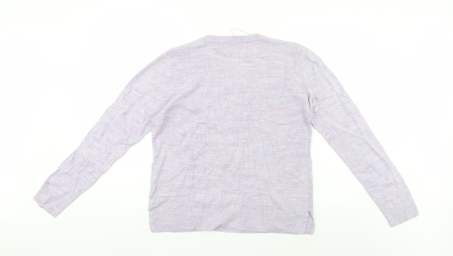 M&S Womens Purple   Pullover Jumper Size 14