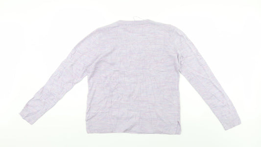 Marks & Spencer Womens Purple   Pullover Jumper Size 14