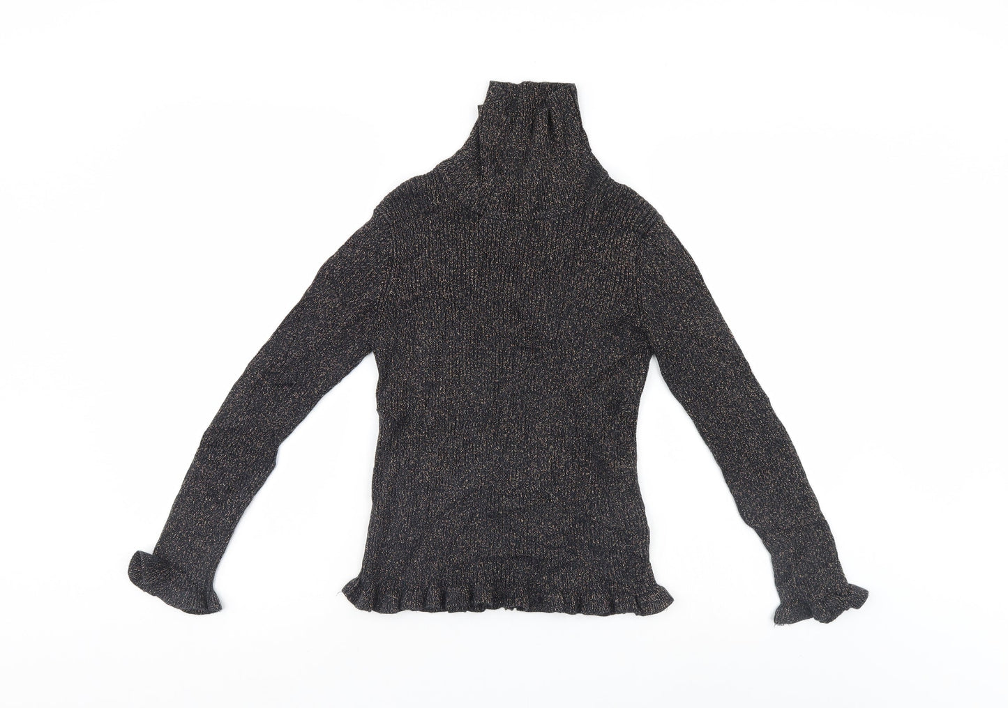 M&S Girls Black   Pullover Jumper Size 9-10 Years