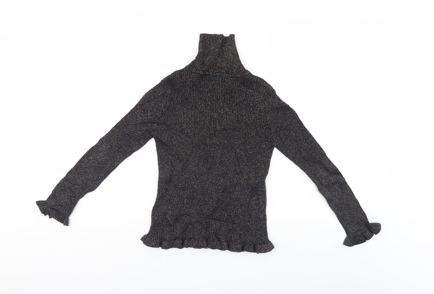 M&S Girls Black   Pullover Jumper Size 9-10 Years