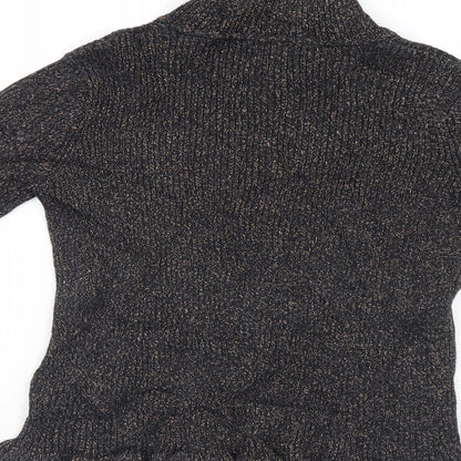 M&S Girls Black   Pullover Jumper Size 9-10 Years