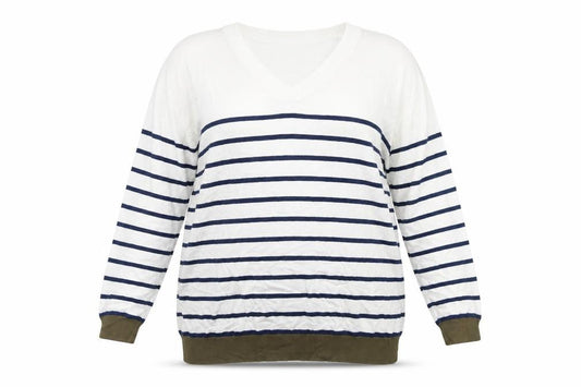 Capsule Womens Multicoloured Striped Tunic Jumper Size 16
