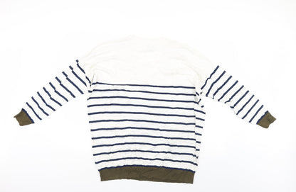 Capsule Womens Multicoloured Striped  Tunic Jumper Size 16