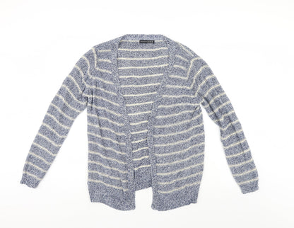 Atmosphere Womens Blue Striped  Cardigan Jumper Size 10