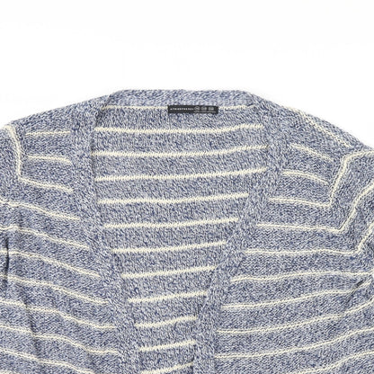 Atmosphere Womens Blue Striped  Cardigan Jumper Size 10