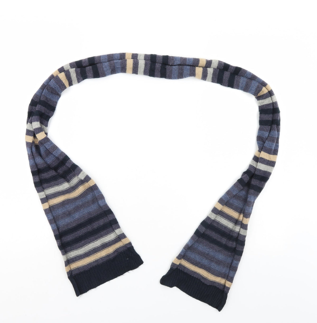 Preworn  Multicoloured Striped  Scarf  One Size