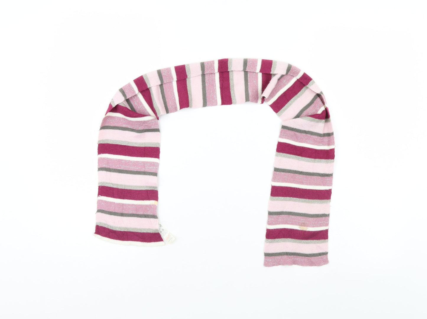George Girls Pink Striped  Scarf Scarves & Wraps One Size