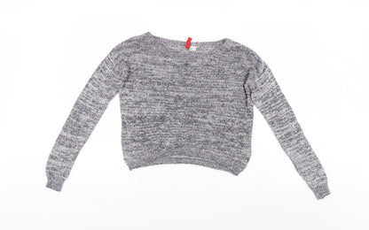 Divided Womens Multicoloured   Pullover Jumper Size 6