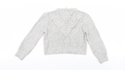 Topshop Womens Grey   Pullover Jumper Size M