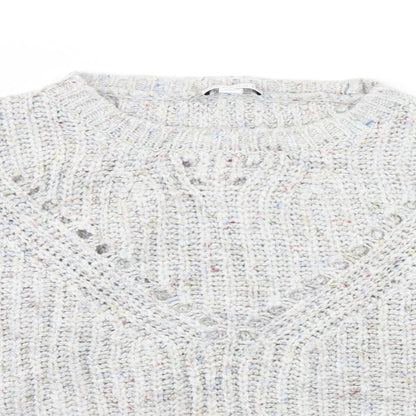 Topshop Womens Grey   Pullover Jumper Size M