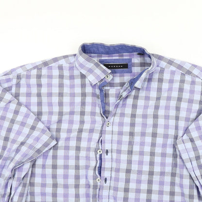 Mens UK Size 42 Morgan Multicoloured  Button-Up Long Sleeve Casual Shirt