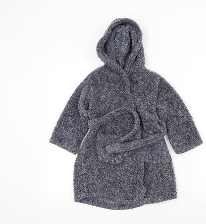 Peacocks Boys Blue    Robe Size 3-4 Years  - Pockets
