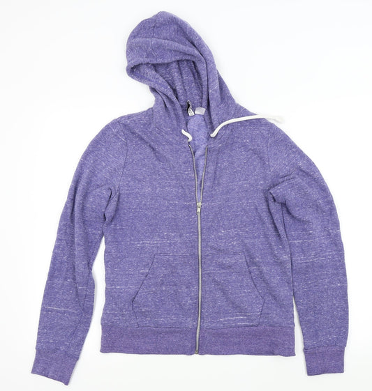 H&M Womens Purple   Cardigan Hoodie