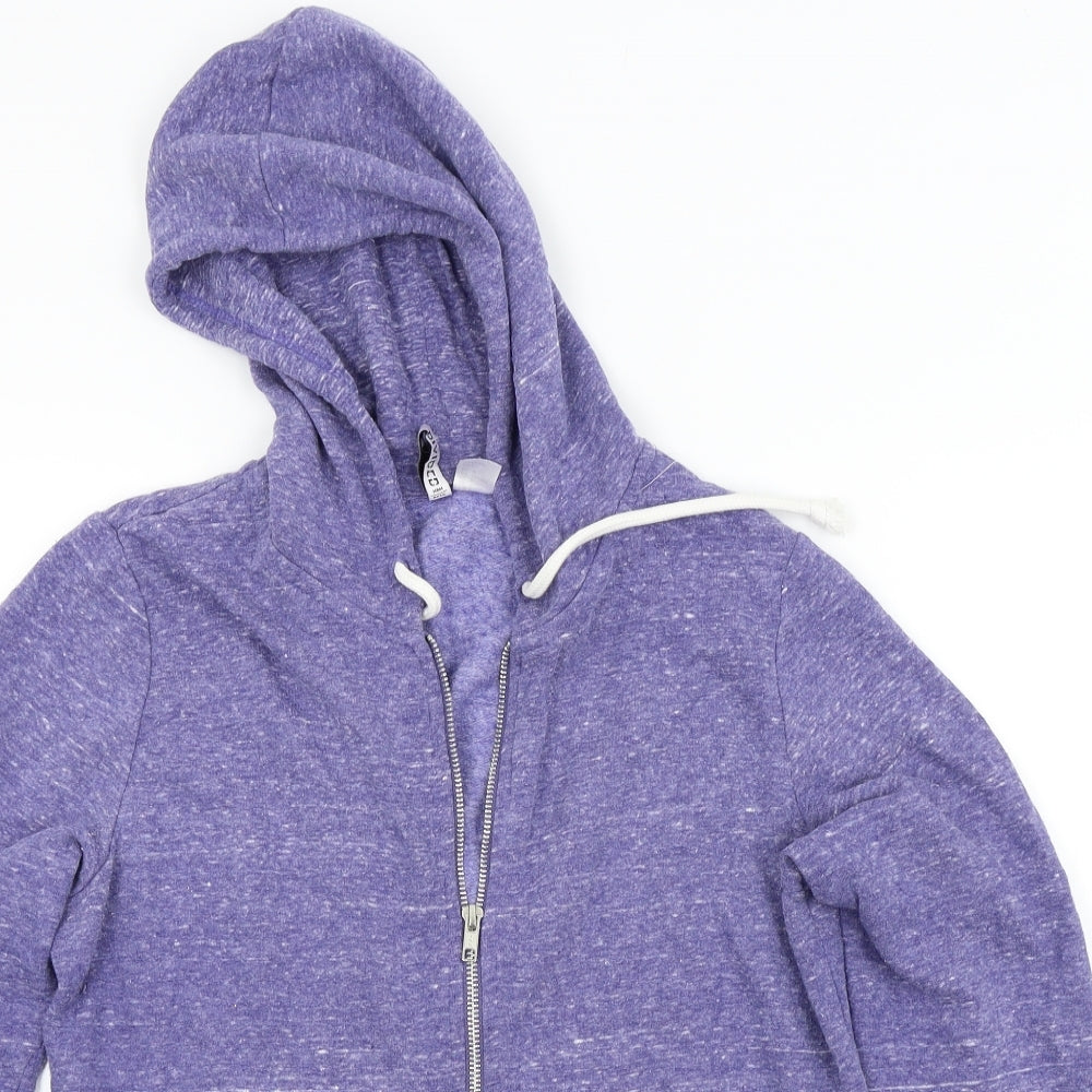 H&M Womens Purple   Cardigan Hoodie