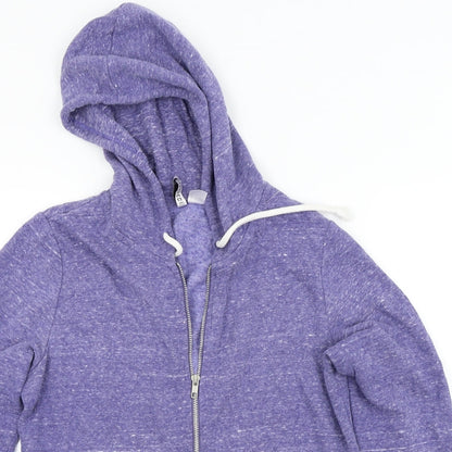 H&M Womens Purple   Cardigan Hoodie