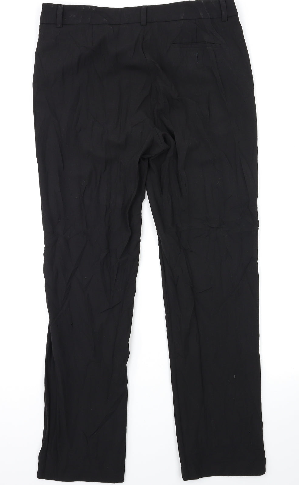 M&S woman Womens Black   Trousers  Size 12 L28 in