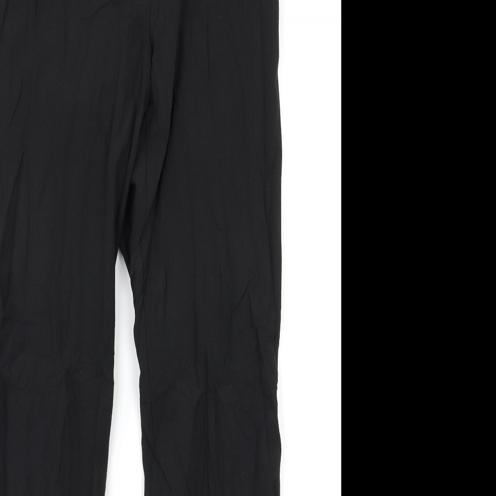M&S woman Womens Black   Trousers  Size 12 L28 in