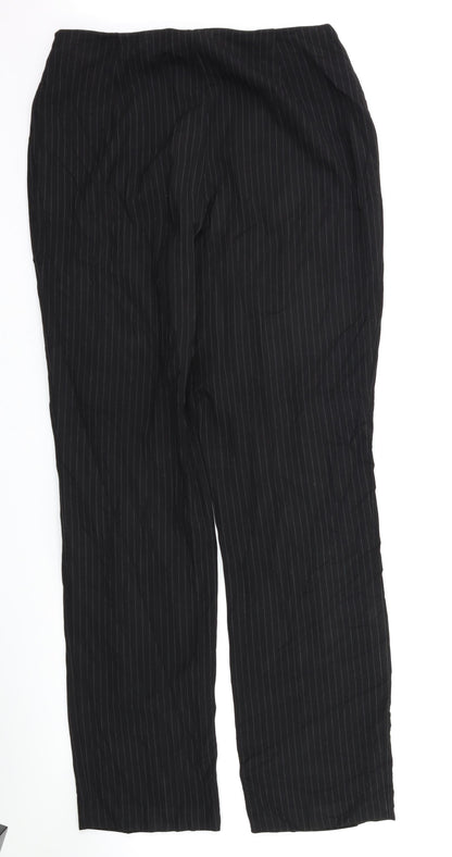 Womens UK Size 14 Marks and Spencer Regular Fit  Black Trousers
