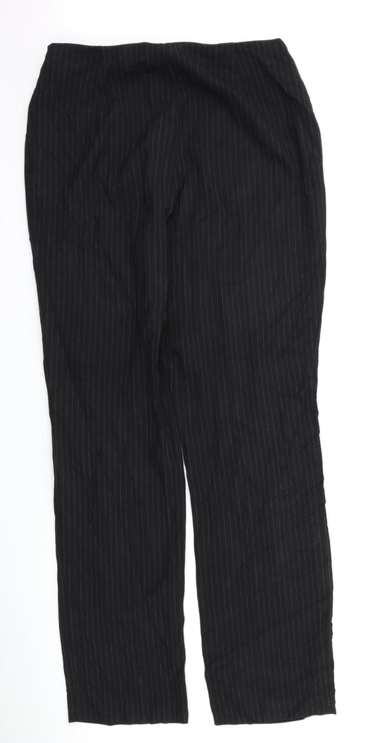 Womens UK Size 14 Marks and Spencer Regular Fit  Black Trousers