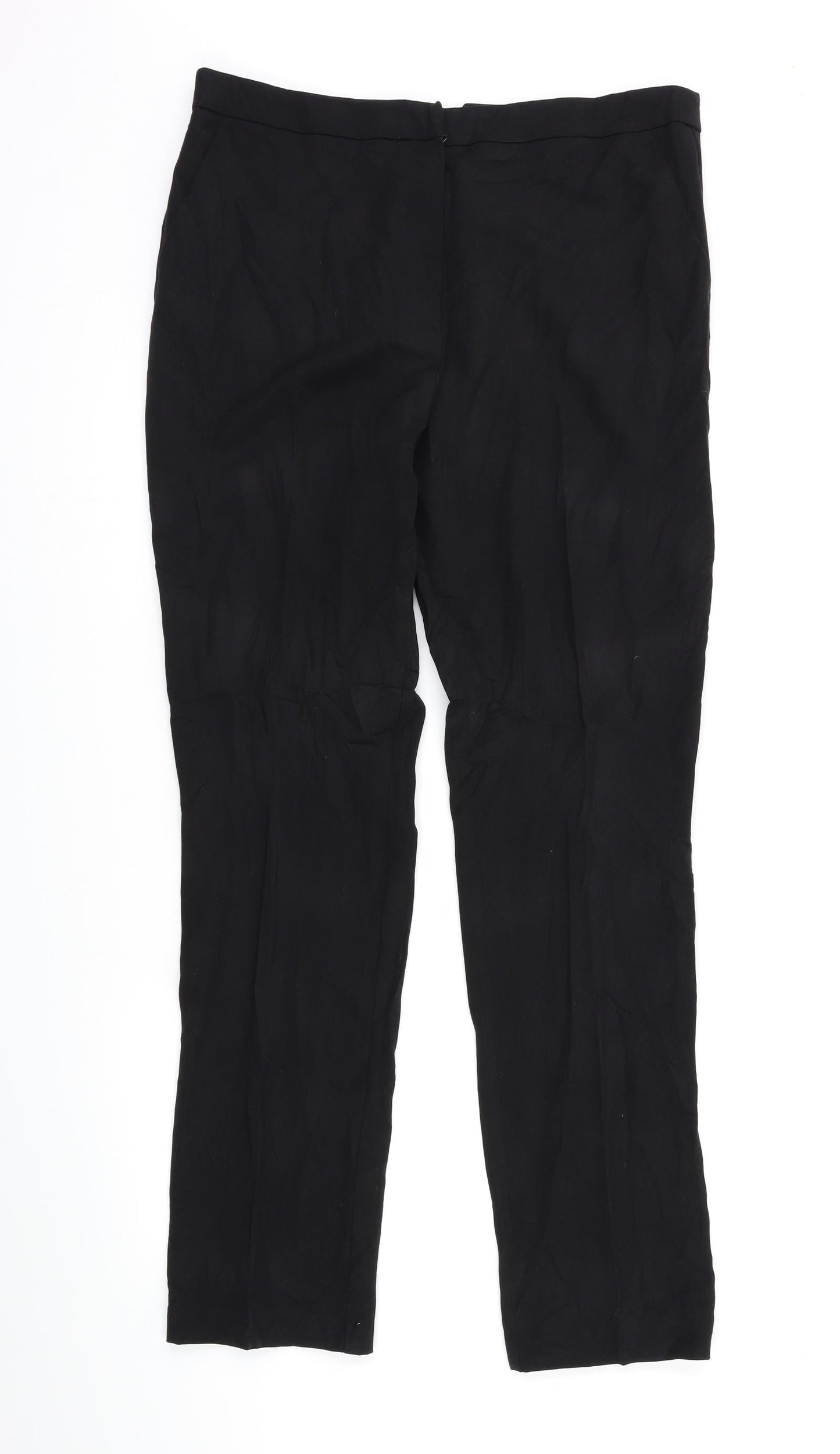 Matalan Womens Black   Trousers  Size 14 L29.5 in