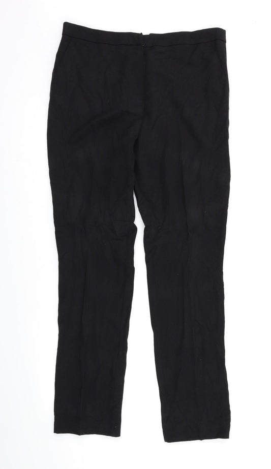 Matalan Womens Black   Trousers  Size 14 L29.5 in