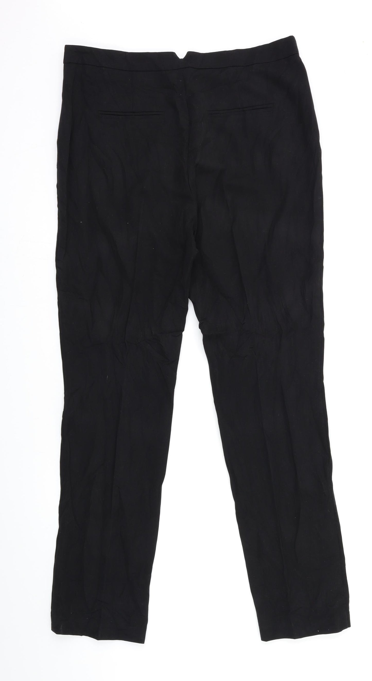 Matalan Womens Black   Trousers  Size 14 L29.5 in
