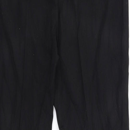 Matalan Womens Black   Trousers  Size 14 L29.5 in