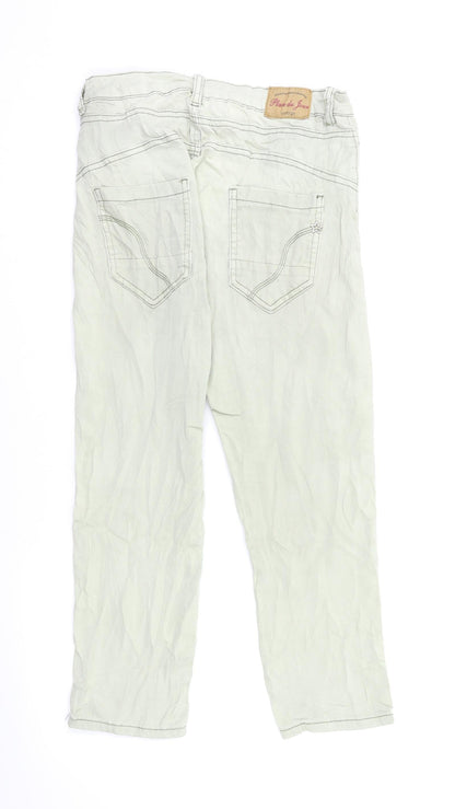 Place du jour denim Womens Green  Denim Skinny Jeans Size 8 L23 in