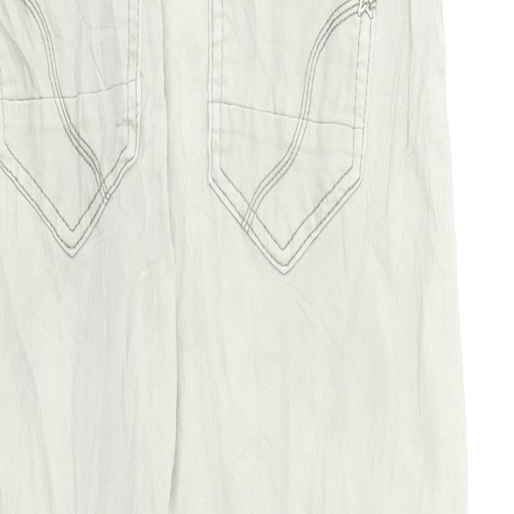 Place du jour denim Womens Green  Denim Skinny Jeans Size 8 L23 in