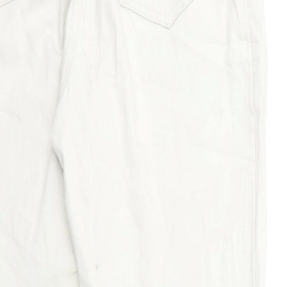 JB Nice Size Mens Beige  Denim Bootcut Jeans Size 18 L29 in