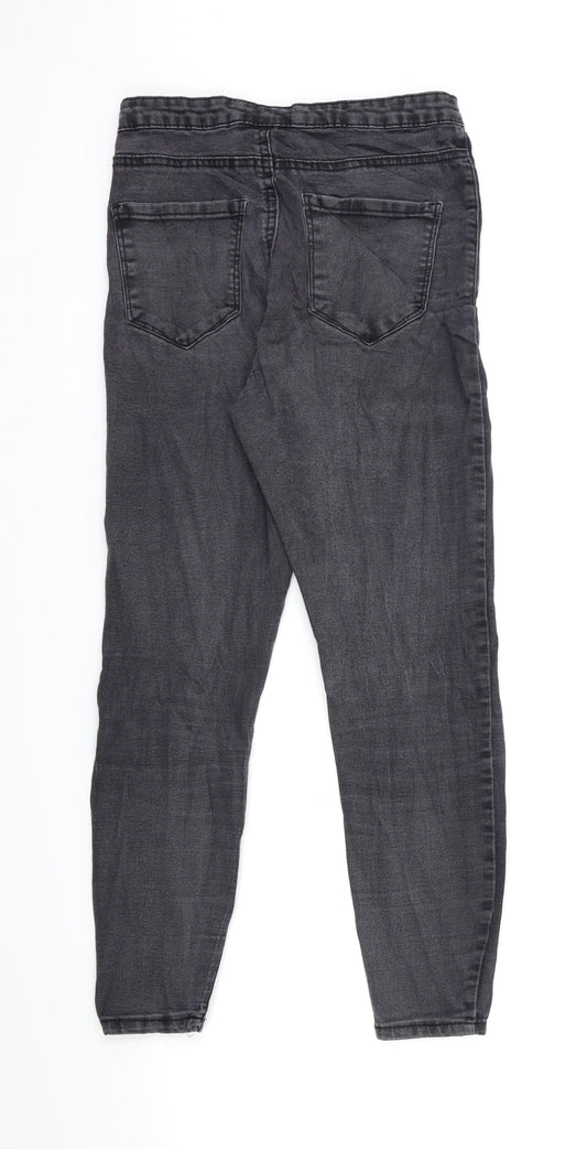 Primark Womens Grey   Skinny Jeans Size 8 L23.5 in