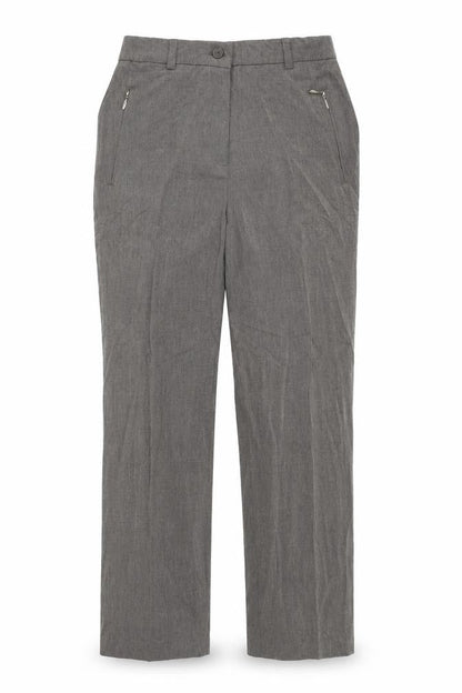 Womens UK Size 10 Marks and Spencer Regular Fit  Grey Trousers