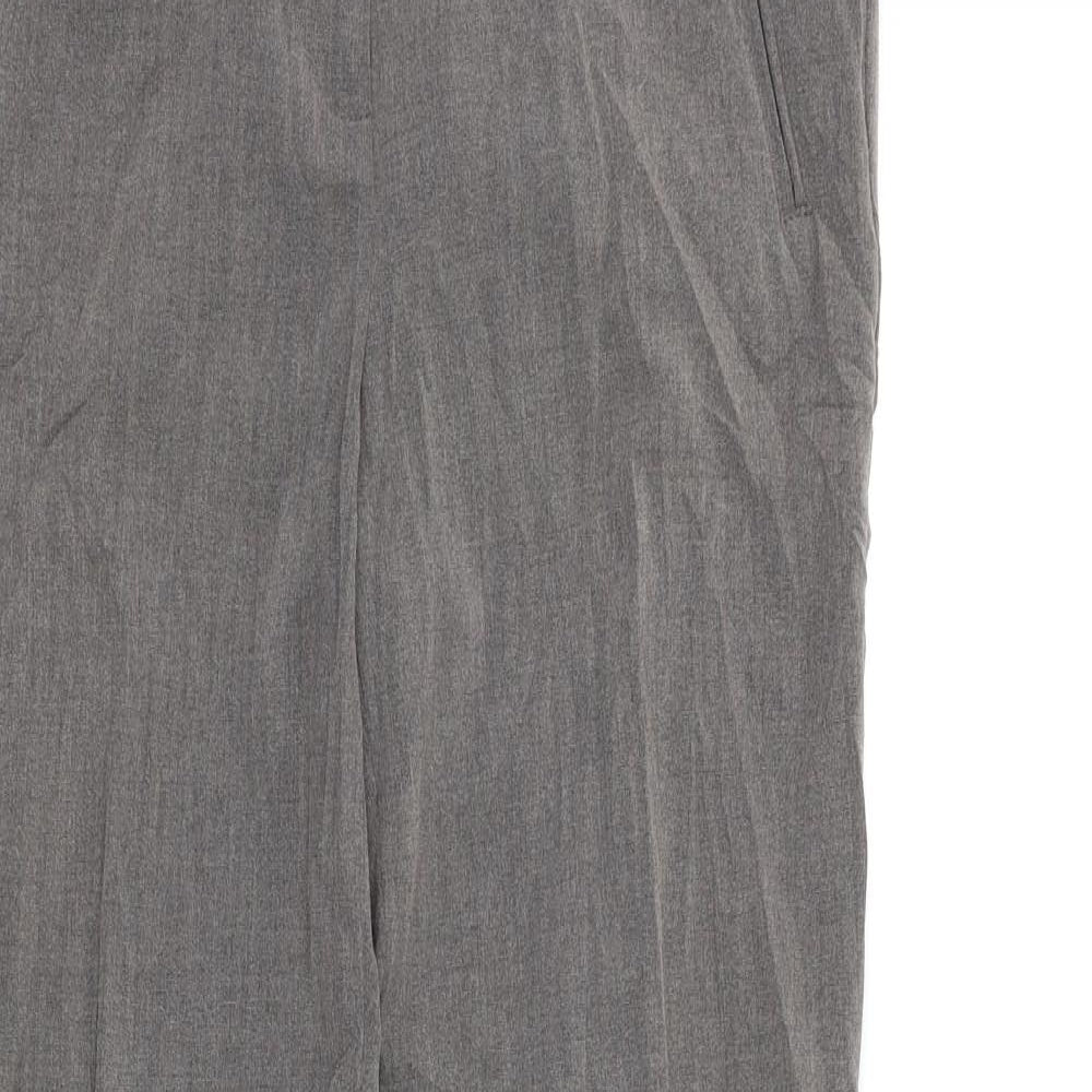 Womens UK Size 10 Marks and Spencer Regular Fit  Grey Trousers