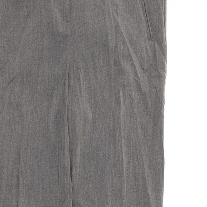Womens UK Size 10 Marks and Spencer Regular Fit  Grey Trousers