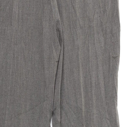 Womens UK Size 10 Marks and Spencer Regular Fit  Grey Trousers