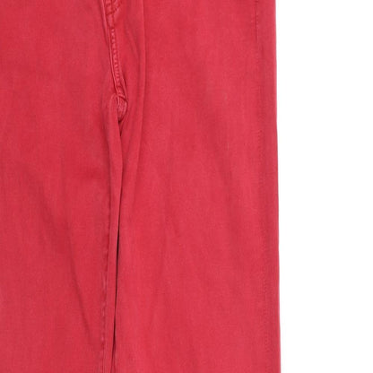 For All Mankind Mens Red   Skinny Jeans Size 27 in L29 in