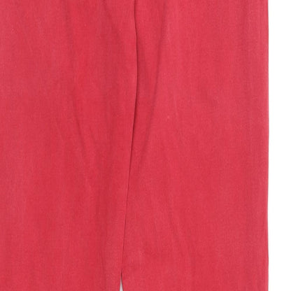 For All Mankind Mens Red   Skinny Jeans Size 27 in L29 in