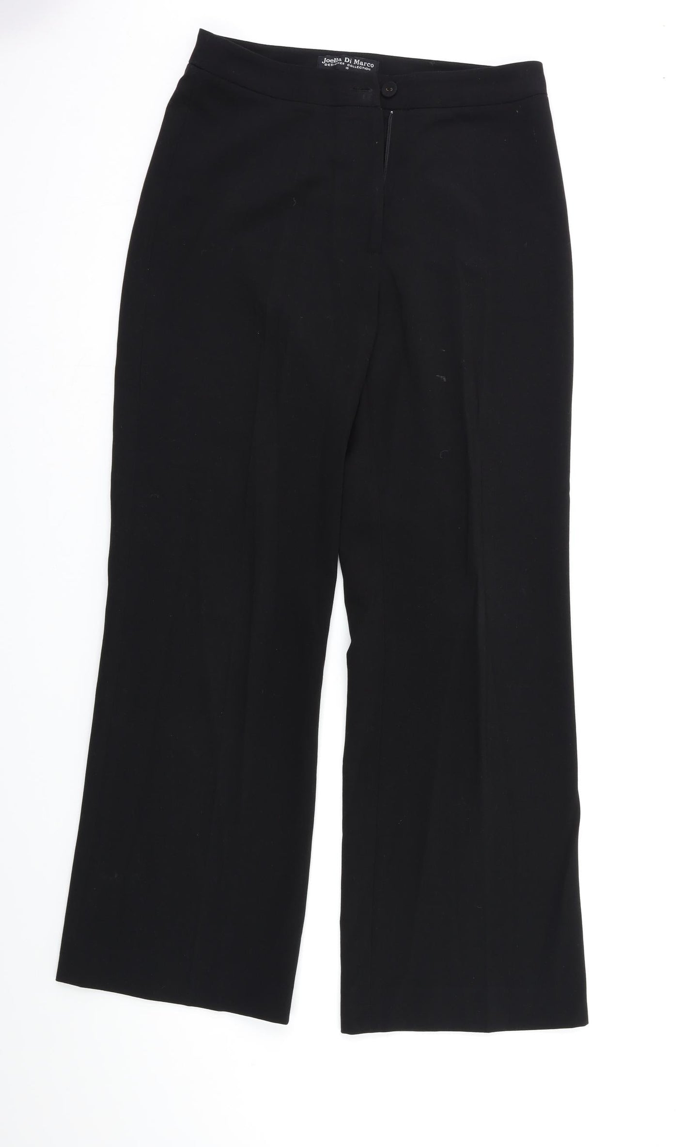 Womens UK Size 10 Joella Di Marco Regular Fit  Black Trousers