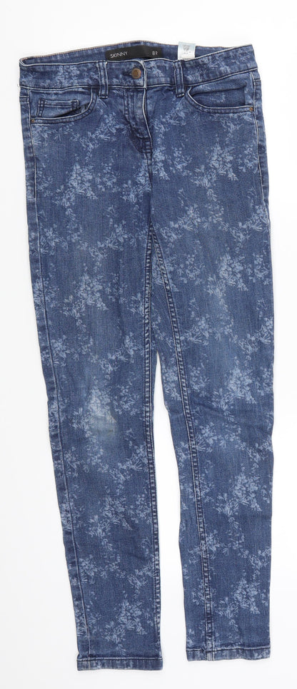 NEXT Womens Blue  Denim Skinny Jeans Size 8 L27 in