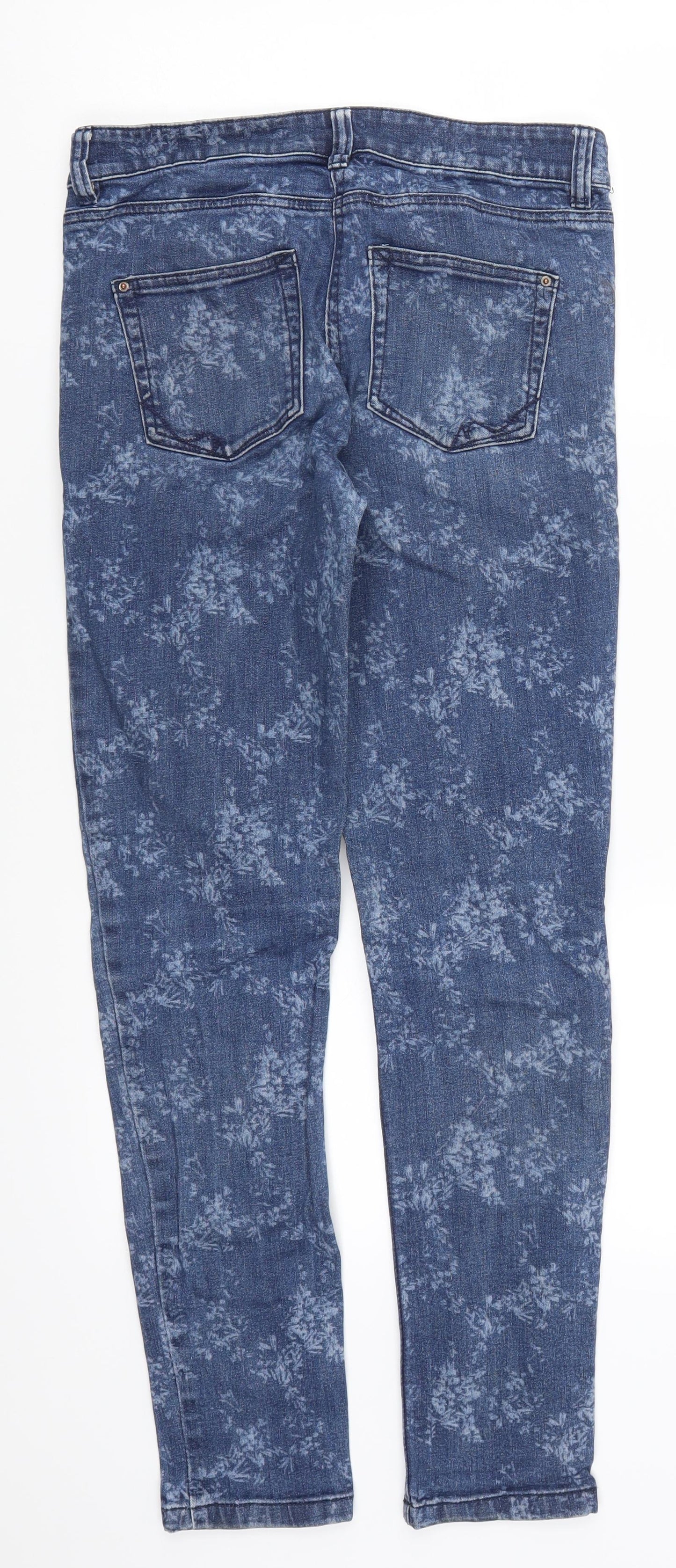 NEXT Womens Blue  Denim Skinny Jeans Size 8 L27 in